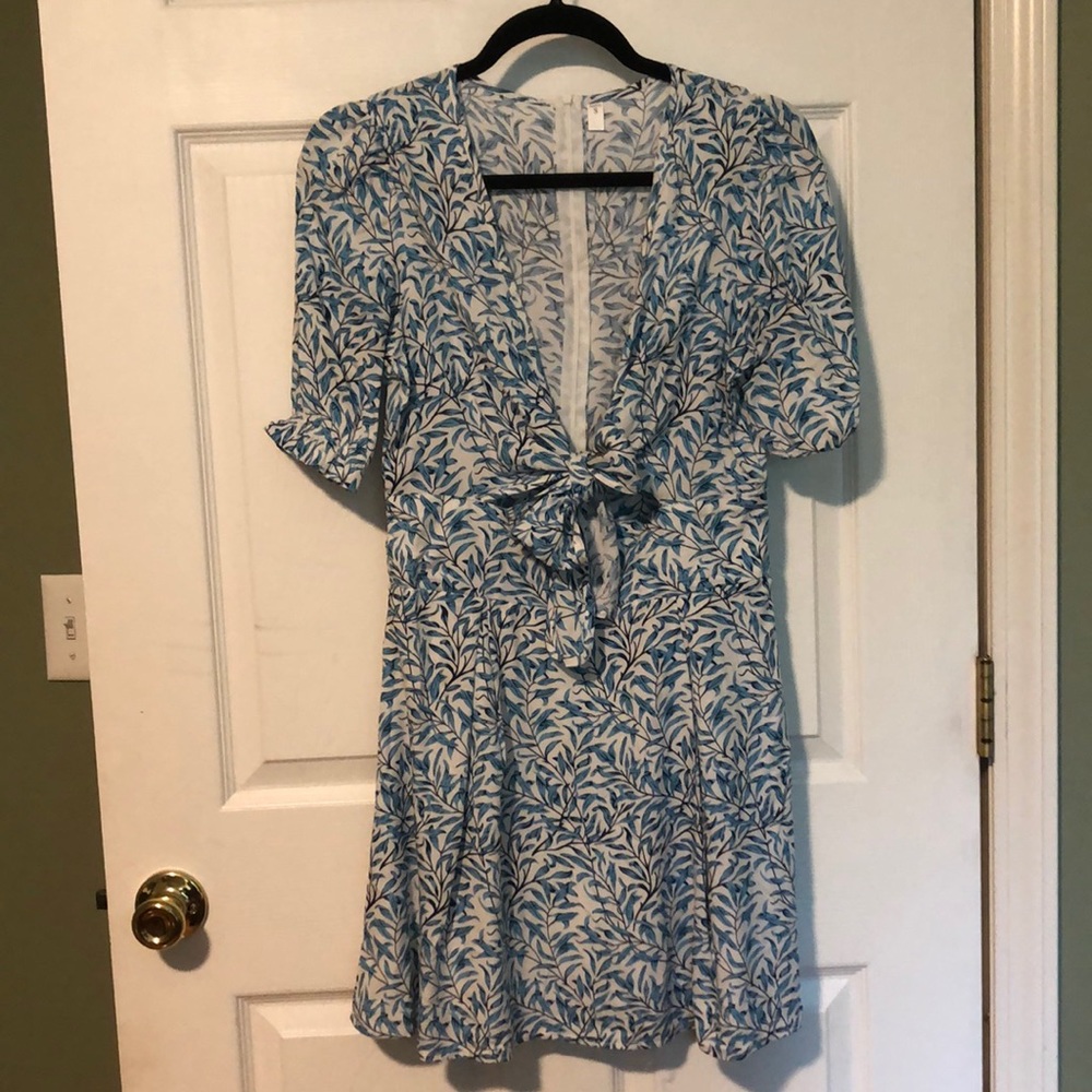 Blue dress